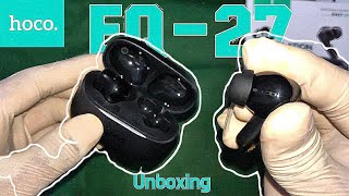 Hoco EQ27 UNBOXING🔥| Ai Earbuds 