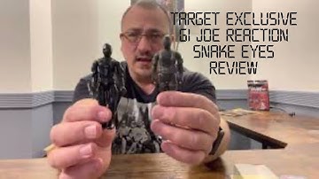 Super 7 ReAction Gi Joe Snake Eyes Review