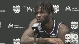 Kings rookie Neemias Queta on becoming the first Portuguese player to appear in an NBA game