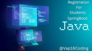 "Mastering Spring Boot: Build a Student Registration System || Registration ||SpringBoot
