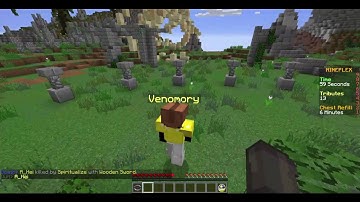 Venomory General Hacking (Infinite Reach/Tp Aura in HG) killed players from 10+ blocks away