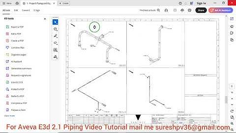 Aveva E3d 2.1- Piping Video Tutorial