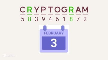 Cryptogram Daily Challenge february 3 2025