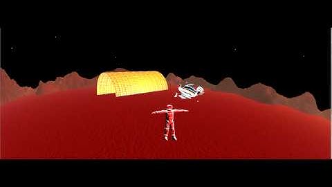 HLSL using RenderMonkey, Mars Scene