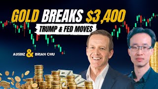 🚨 Gold Breaks $3,400-Rate Cuts, Trump, & ASX Gold Surge | Brian Chu x Ausbiz