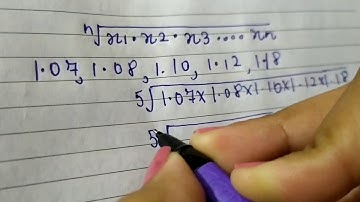 How to solve geometric mean with simple calculator by learning attitude