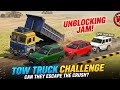 ​🚛 TOW TRUCK CHALLENGE: Can They Escape The Crush? 😱