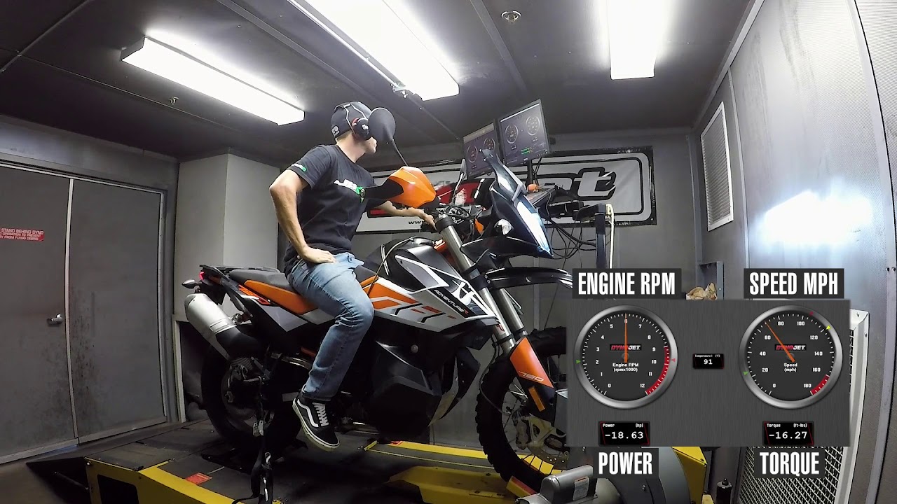 2020 KTM 790 Adventure R Dyno YouTube