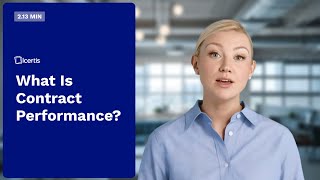 What is Contract Performance?