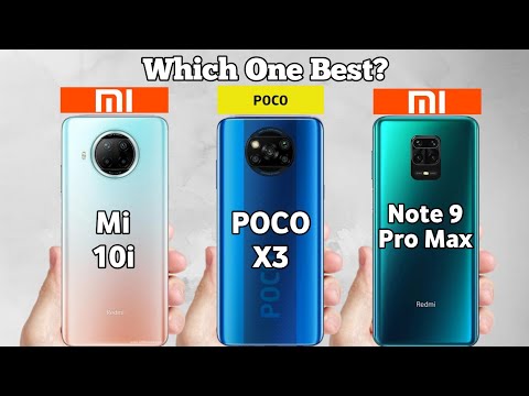 Mi 10i vs Poco X3 vs Redmi Note 9 Pro Max