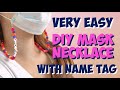 DIY Mask necklace / Personalized / mask lanyard / mask chain