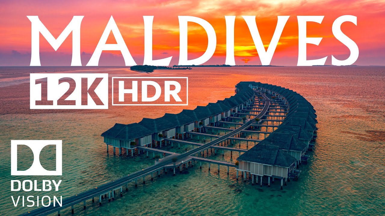 ⁣Maldives 12K HDR 60fps Dolby Vision