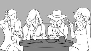 LUPIN III Gang tries artichoke dip