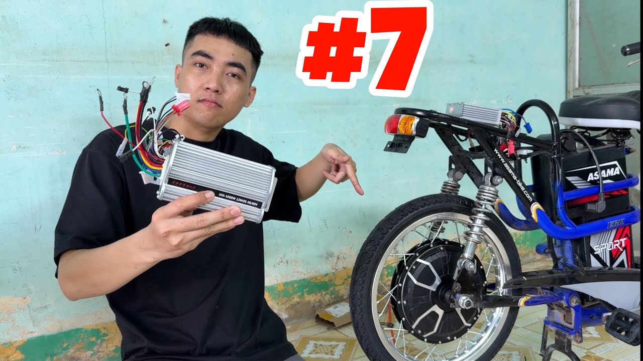 Xe Điện Độ Kiểng Phần 7 - Lên IC800W Và Kết Nối Với Động Cơ Bánh Sau 2 Triệu Sẽ Thế Nào