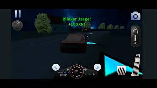 School Driving 3D Car License - Outside Night Driving Level 5 | Ford Mustang screenshot 2
