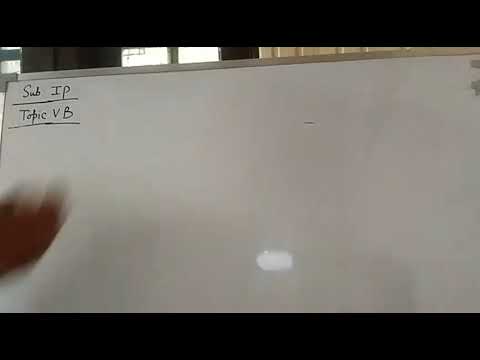 Visual Basic Lecture 13 - YouTube