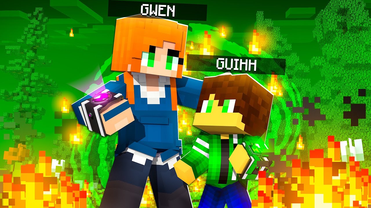 Minecraft: Who's your family O FILHO DO BEN 10 COM O SUPER O OMINITRIX ✭ Guihh ✭