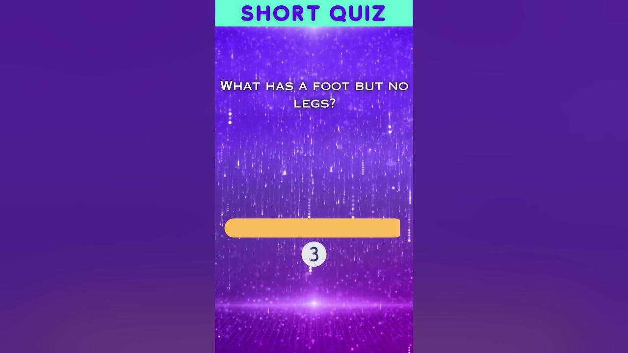 what-has-a-foot-but-no-legs-animal-quiz-youtube
