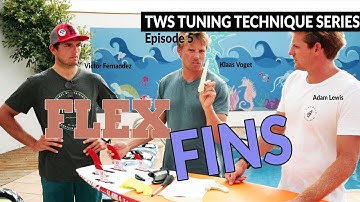 TWS Tuning Technique Series - Ep5: Flex fins? center, side and why? Flexible fins windsurfing