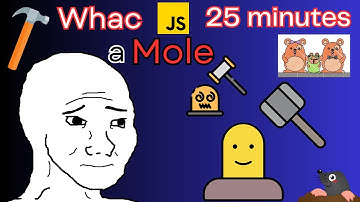 Learn JavaScript building a Whac a Mole Game | 25 minutes