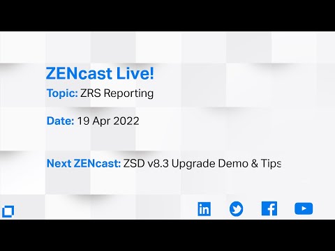 ZENcast Live! ZENworks Reporting Server Install and Config