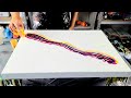 Yes! Going BIGGER! Fluorescent Pink Blowout ~ Fluid Art / Acrylic Pouring
