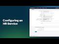 Configuring an HR Service
