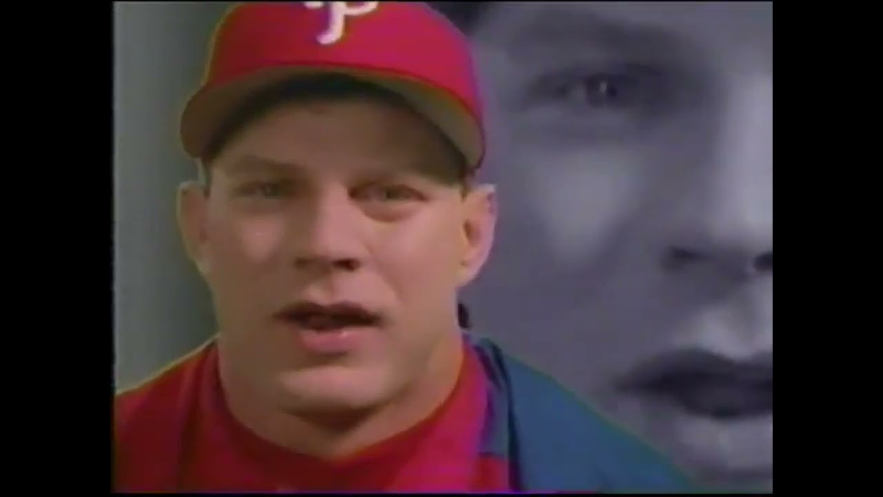 1996 MLB Just Play The Game Tobacco commercial with Lenny Dykstra