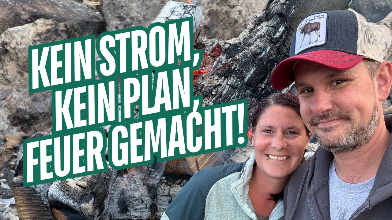#Vanlife Schweden - Kein Strom, kein Plan, aber Feuer gemacht! Unsere wildeste Woche