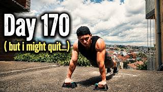 DAY 170 OF 365 BUT I MIGHT QUIT! DOING 100 UNBROKEN PUSH UPS EVERY DAY IN 2026?