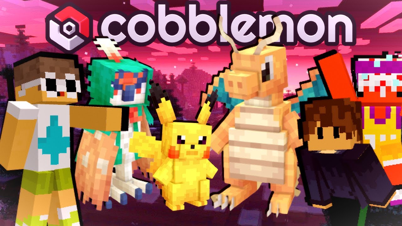 jogamos o MELHOR modpack de POKEMON do MINECRAFT | Cobblemon - YouTube