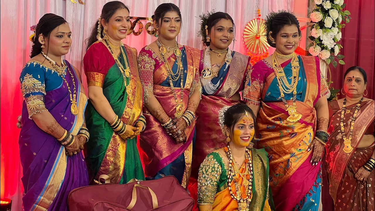 ओटी–दागिने–शालू  । हल्दीत सासरकडून जबरदस्त सरप्राईज! Rabale Koliwada Haldi Function