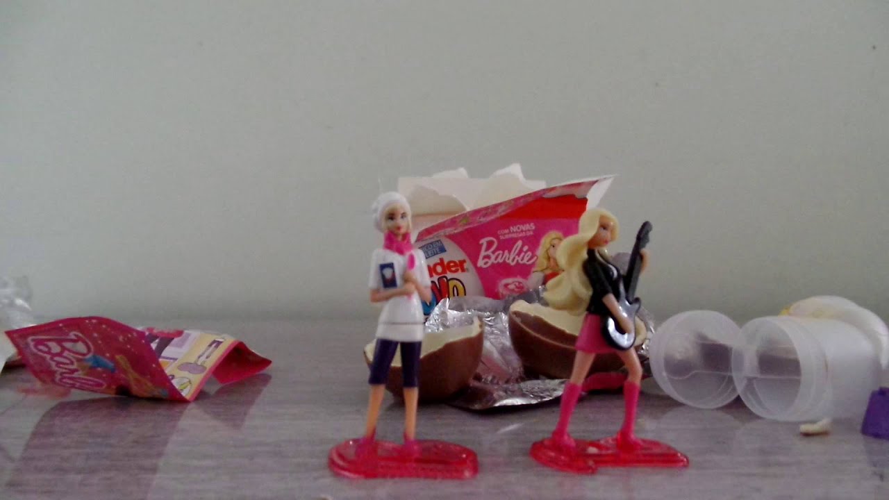 Abrindo Kinder Ovo da Barbie!