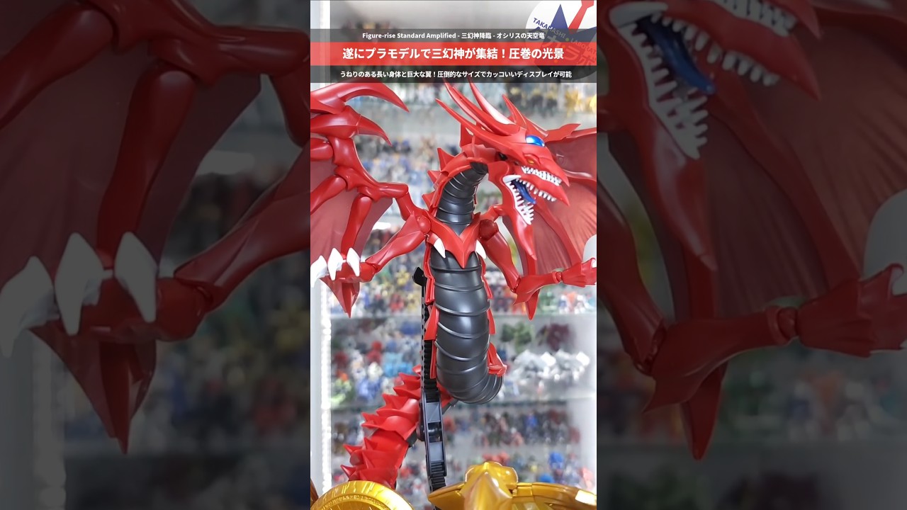 プラモデル】やっぱり神はデカイ！遂にプラモで遊戯王の三幻神集結