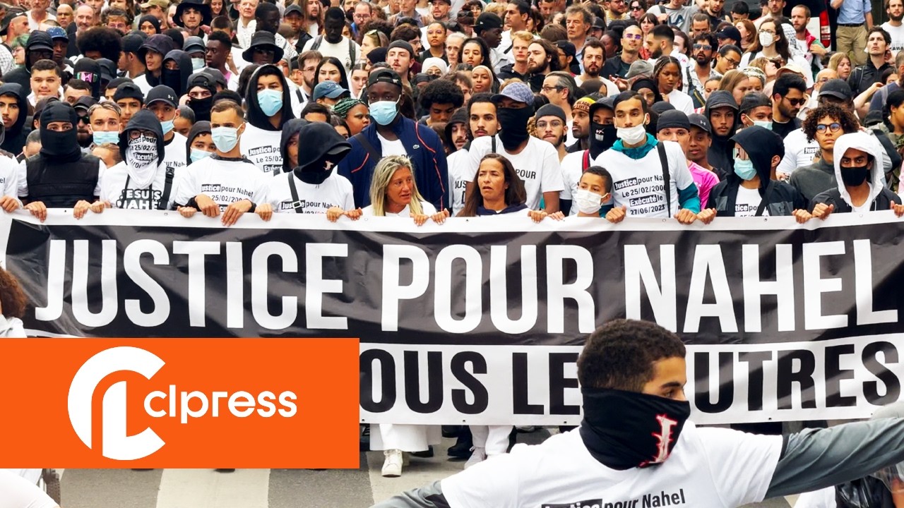 Mort de Nahel : marche silencieuse un an après (29 juin 2024, Nanterre, France) [4K]