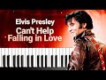 CAN&#39;T HELP FALLING IN LOVE - Elvis Presley (Videoaula Solo) | Como tocar no teclado
