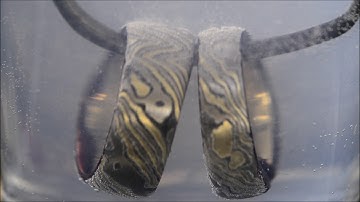 Mokume Gane Etching Weddingrings Goldsmith