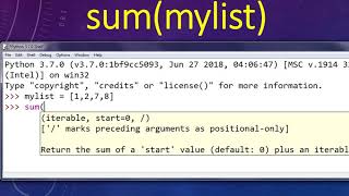 How to find average of a list in Python programming language