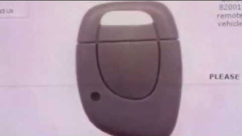 Renault 1 Button Remote Twingo After 2004 (oem 8200199153) - SAL-REN-AKRM51