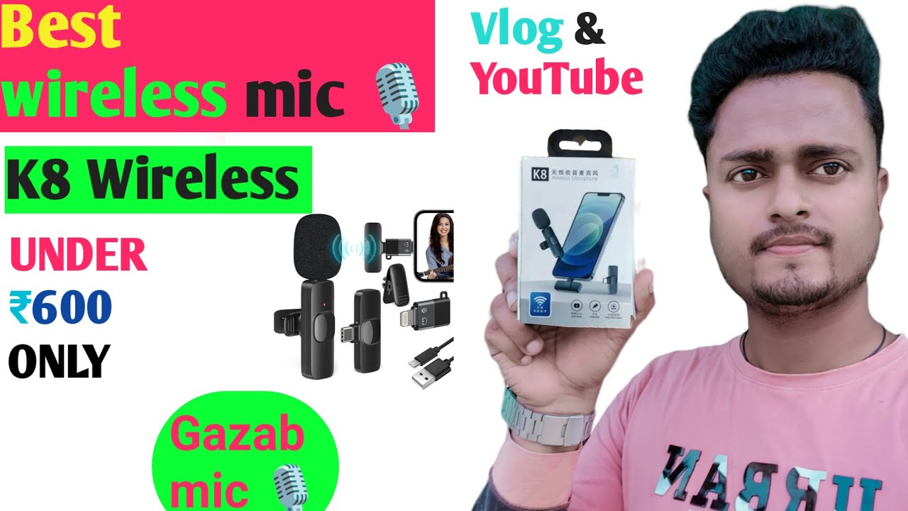 Cheapest wireless mic for youtube best mic under 500 mic for