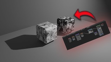 How to make a marble texture in 1 MINUTE (in blender: Evee + Cycles)