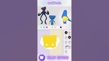 how to make huggy wuggy! #BUD #budcreate #poppyplaytimechapter3 #huggywuggy #mommylonglegs #shorts