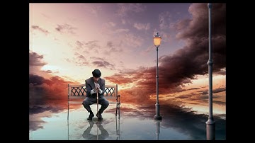 Gimp#1 Waiting Place Dramatic Sunset Photo Manipulation Effects Gimp Tutorial