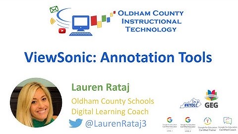 ViewSonic: Annotation Tools