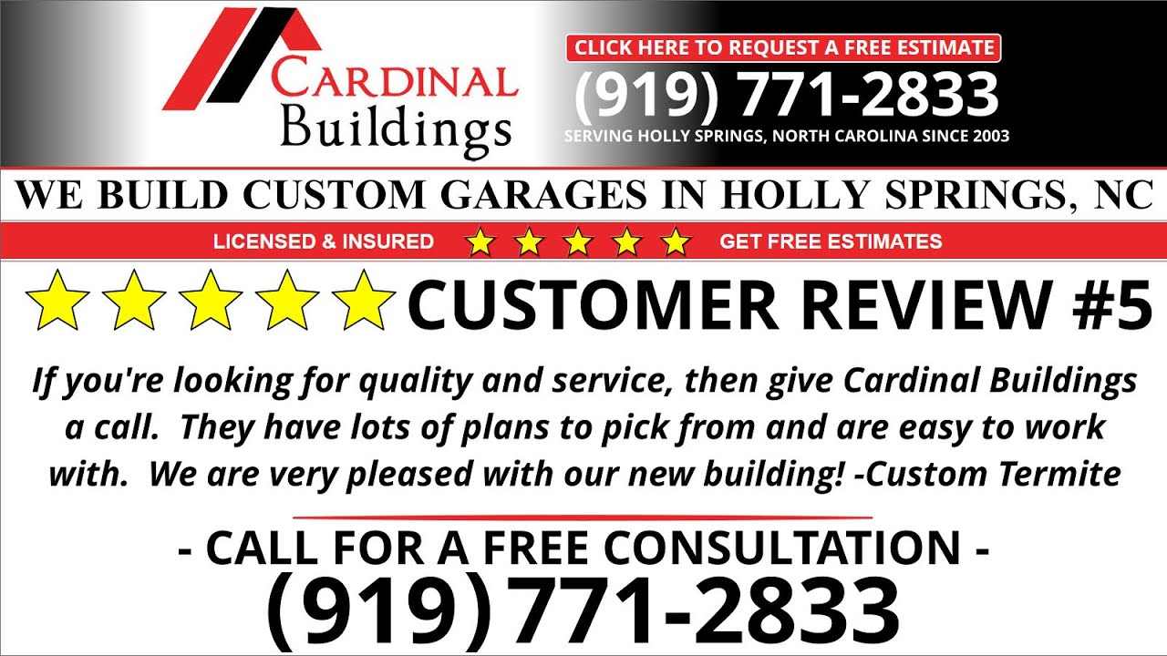 Custom Garage Builders Holly Springs, NC (North Carolina) YouTube