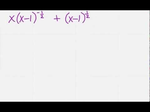 Factoring Involving Fractional