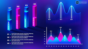 Infographic Design - Adobe Photoshop 2021 (Speed Art)