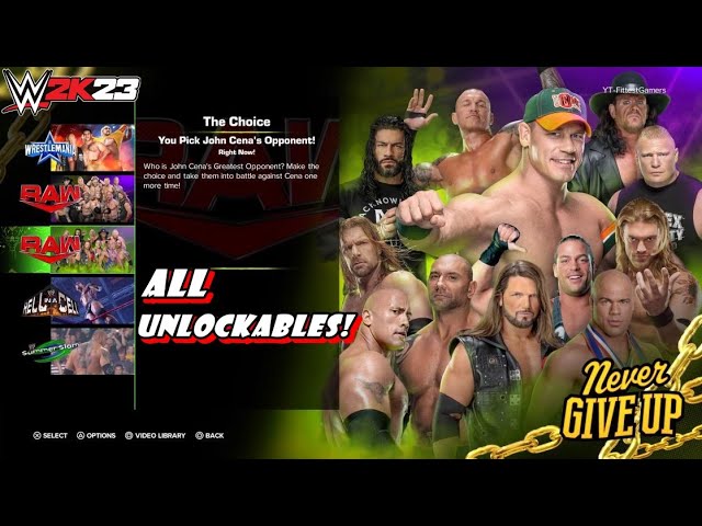 WWE 2K22 Unlockables List, How To Unlock All Characters, Arenas