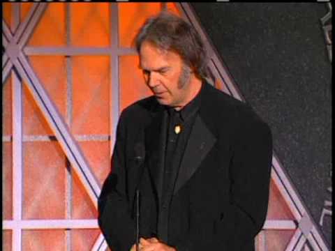 Neil Young Inducts Paul McCartney into the Rock and Roll Hall of Fame inductions 1999