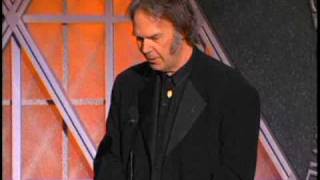 Video thumbnail of "Neil Young Inducts Paul McCartney into the Rock & Roll Hall of Fame | 1999 Induction"